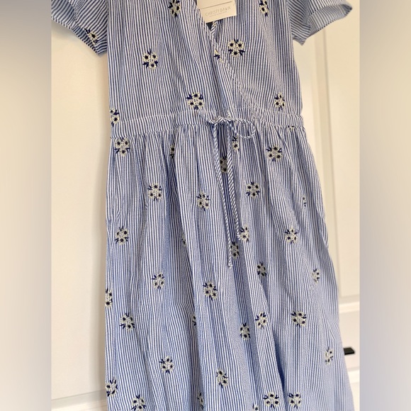 🚨 S O L D 🚨 NWT Christy Dawn Stripe Blossom Embroidered floral dress - Picture 6 of 16